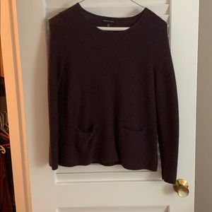 Adrienne Vittadini Deep Purple Knit Sweater